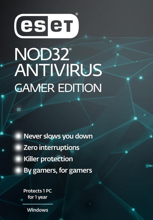 ESET NOD32 Antivirus Gamer Edition 2024 Key (1 Year / 1 PC)